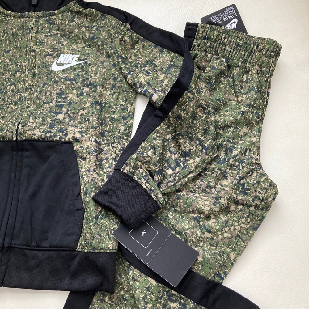 Nike active performance Camouflage Track Zip Jacket Pants Set Outfit 5053 - Picture 5 of 12